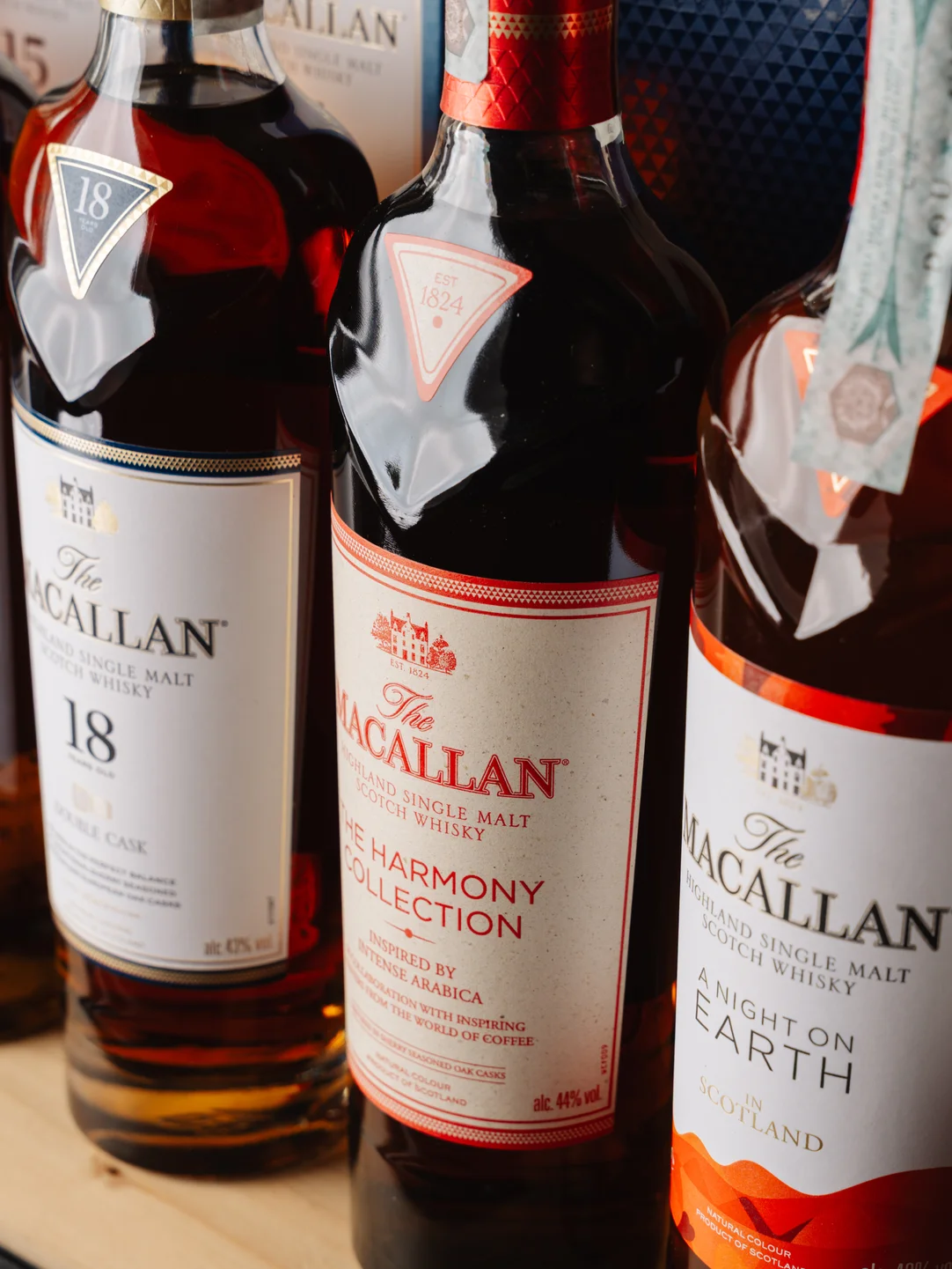 Bottiglia di vino macallan